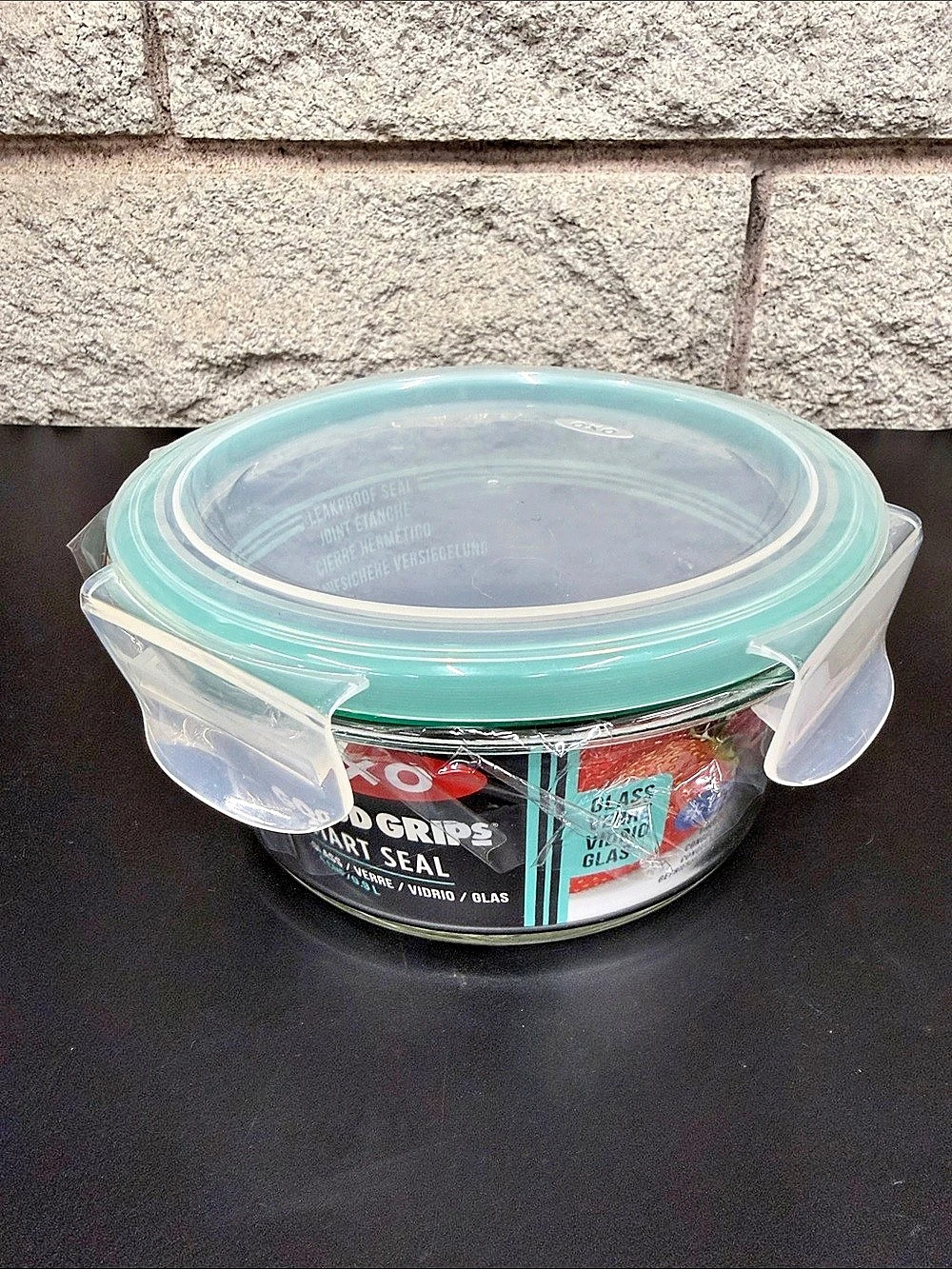 OXO Good Grips Smart Seal Glass Food Storage Container NWT